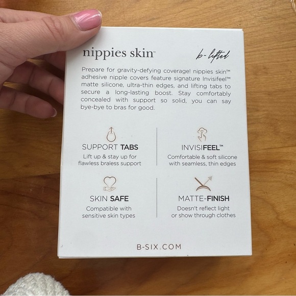 NEW B-Six Nippies Skin Lift Adhesive Nipple Covers – Reusable Crème A-C - Picture 4 of 4